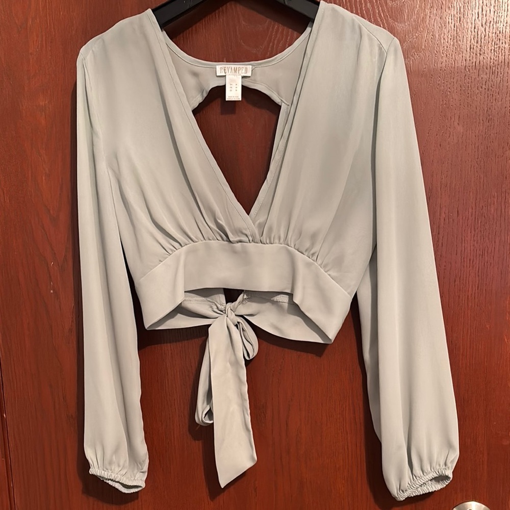 Gray Women's Top
